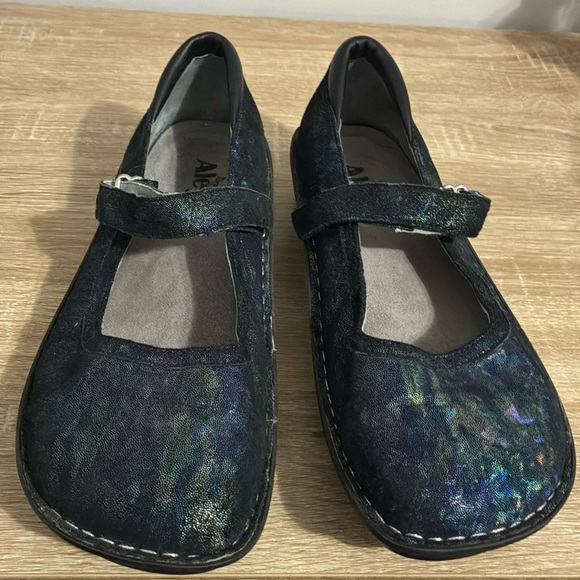 Alegria "Belle Raked Garden" Leather Mary Jane Comfort Shoes 39 - Picture 2 of 9